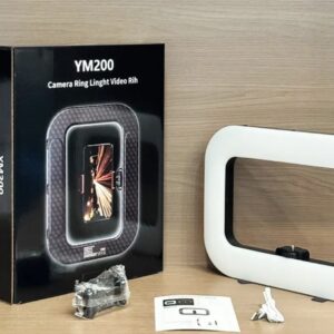 Lampara Selfie Ym-200 con batería recargable y tres tonos de luz - Mejora la claridad de tus selfies y videos sin sombras